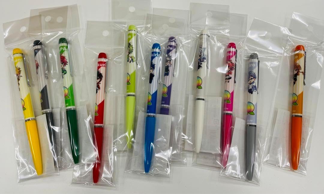 カラフルピーチデザイン ボールペン 11本セット カラフルピーチ】新